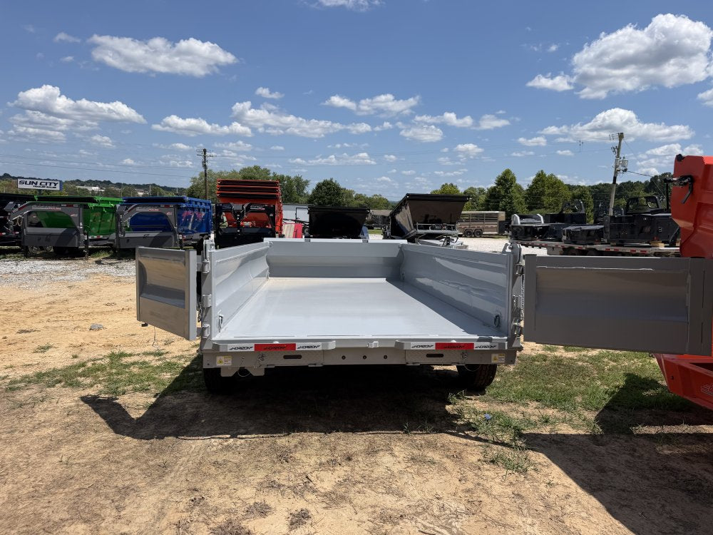 14' Horizon HZ7 Bumper Pull Dump Trailer 24" Side Walls - (2) 8K Axles 018669