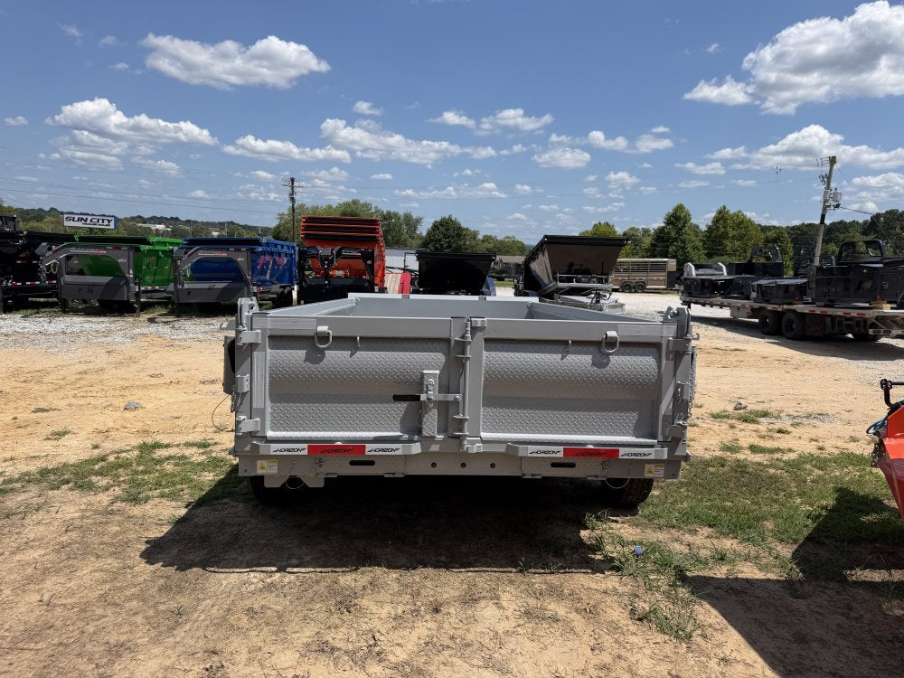 14' Horizon HZ7 Bumper Pull Dump Trailer 24" Side Walls - (2) 8K Axles 018669