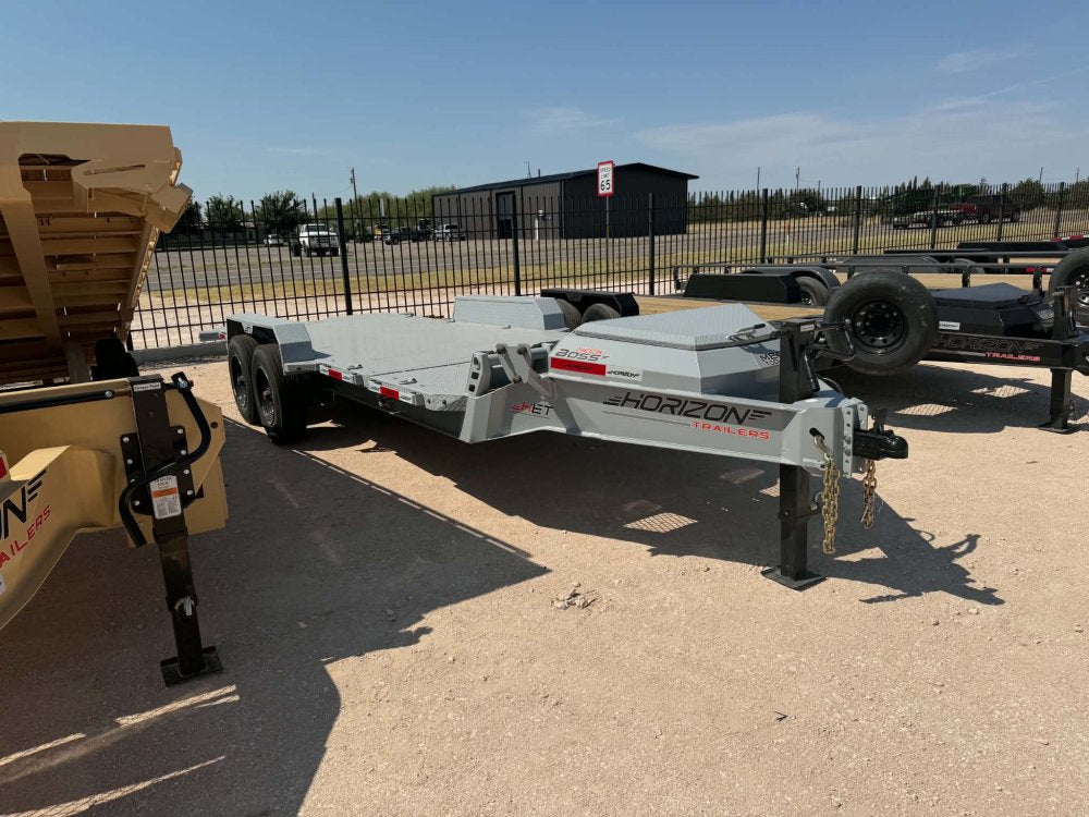 20' Horizon HET Bumper Pull Equipment Tilt Trailer - (2) 10K Axles 017817