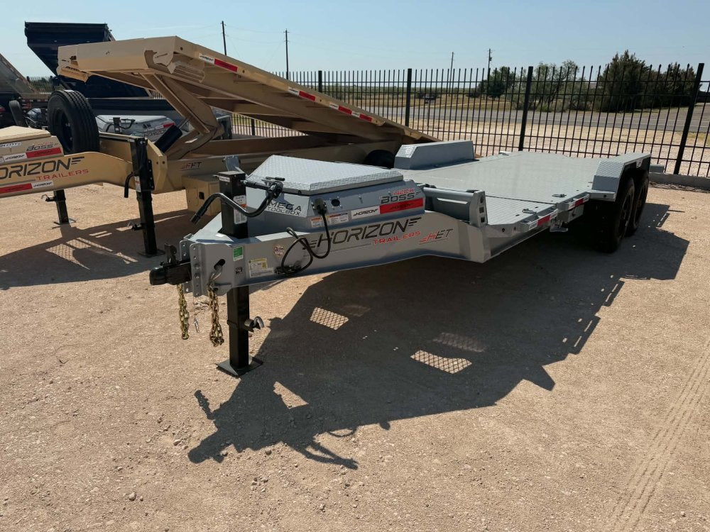 20' Horizon HET Bumper Pull Equipment Tilt Trailer - (2) 10K Axles 017817
