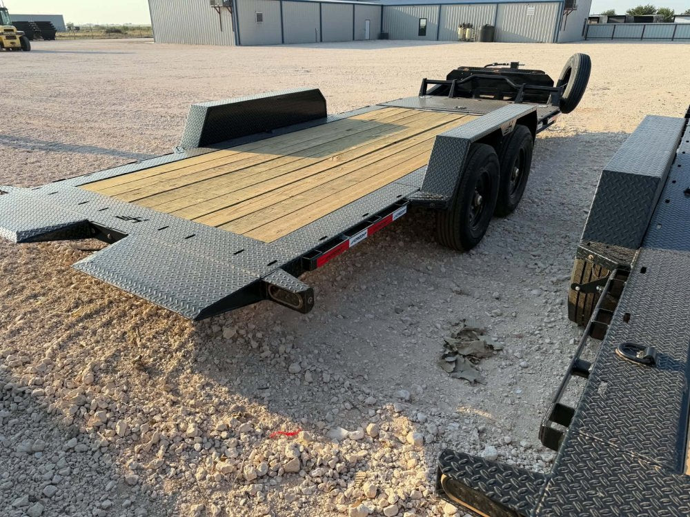 20' Horizon ETZ Bumper Pull Equipment Tilt Trailer - (2) 7K Axles 016417