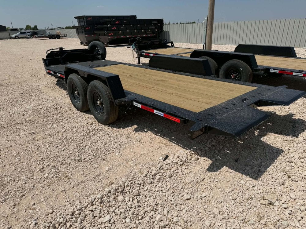 20' Horizon ETZ Bumper Pull Equipment Tilt Trailer - (2) 7K Axles 016417