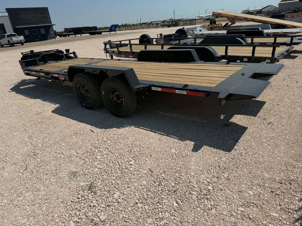 22' Horizon ETZ Bumper Pull Equipment Tilt Trailer - (2) 8K Axles 017608