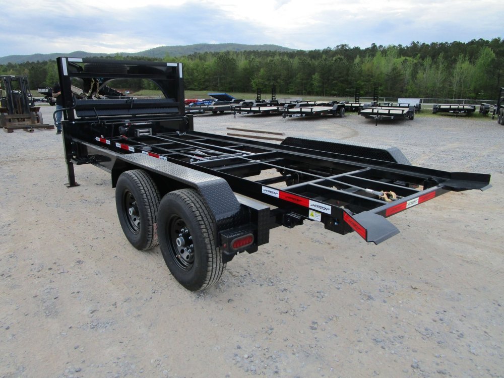 14' Horizon RDZ Gooseneck Roll Off Base Trailer - (2) 7K Axles 13839