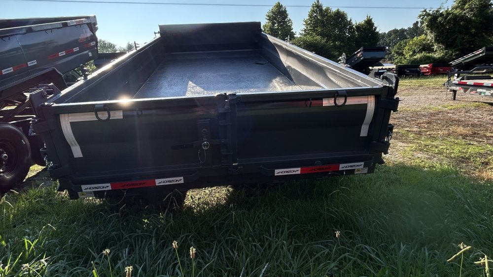 16' Horizon EZ7 Bumper Pull Dump Trailer 19" Sides - (2) 7K Axles 018773