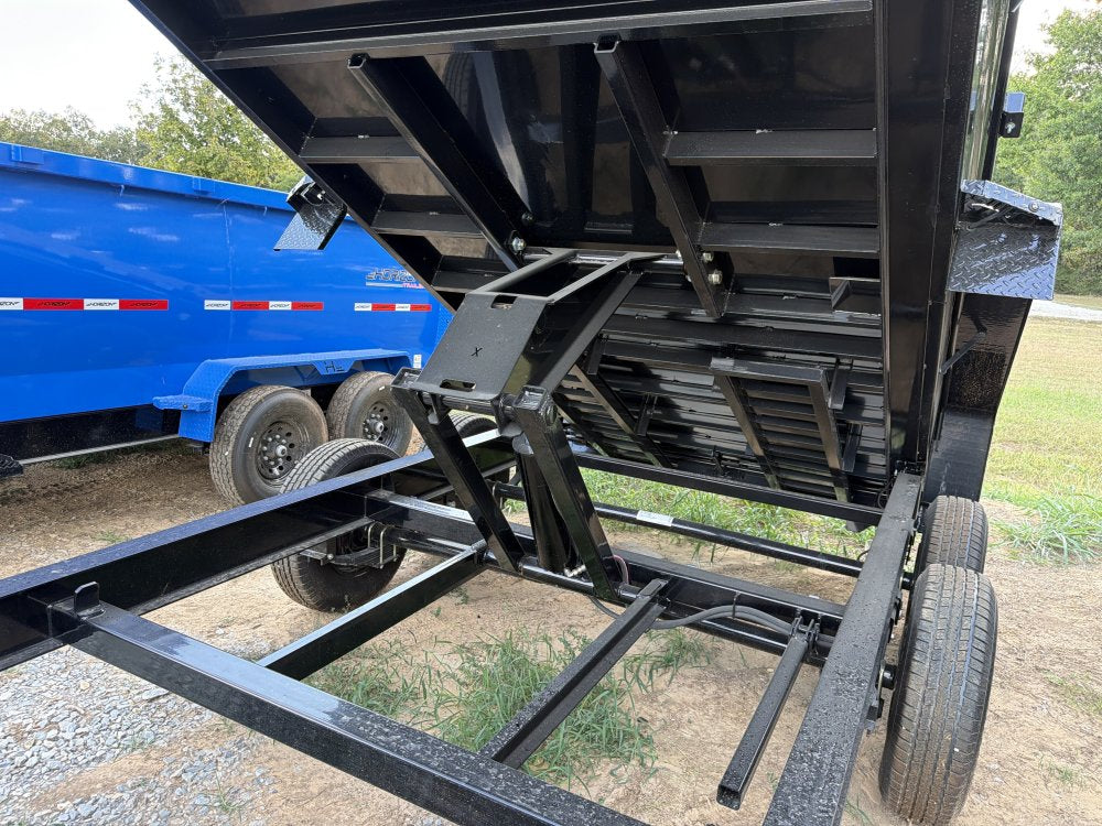 14' Horizon EZ7 Bumper Pull Dump Trailer 19" Sides - (2) 7K Axles 018777