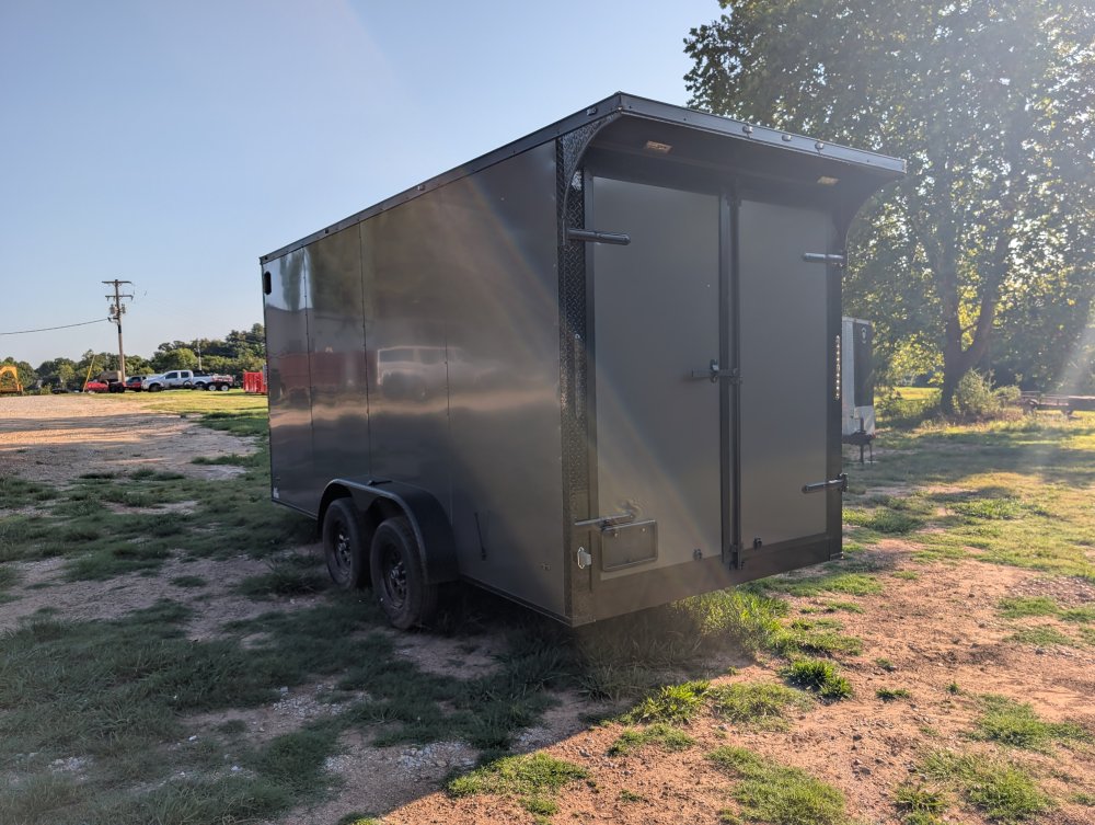 16'x7' Steel Pines Cargo, LLC 7x16TA2 Enclosed 041433