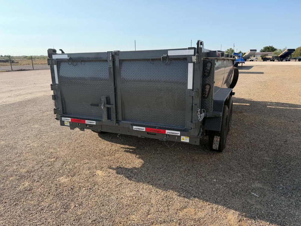 16' Horizon HZ7 Bumper Pull Dump Trailer 36" Side Walls - (2) 8K Axles 018678