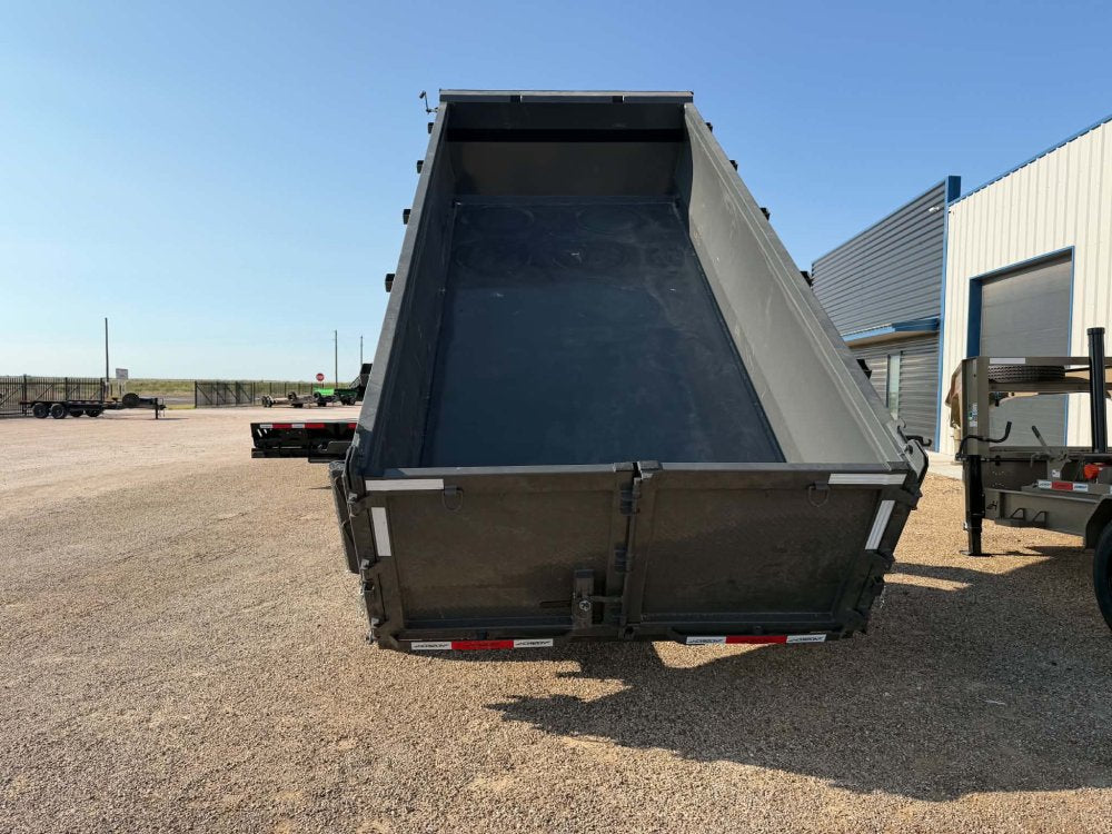 16' Horizon HZ7 Bumper Pull Dump Trailer 36" Side Walls - (2) 8K Axles 018678