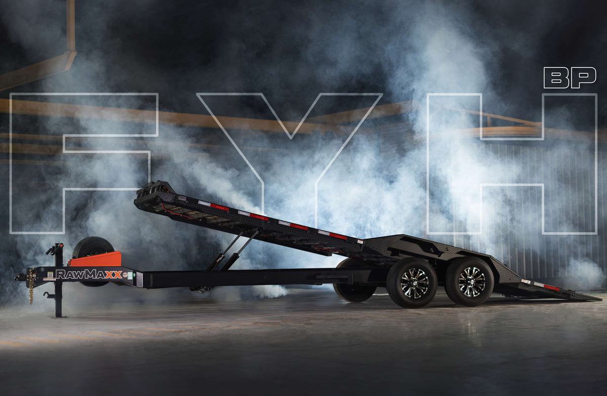 RawMaxx FYH Bumper Pull 83in Full Tilt Trailer