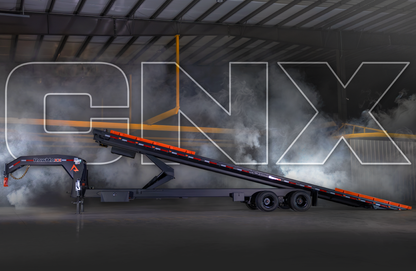 RawMaxx CNX Gooseneck Dual Container Tilt Trailer