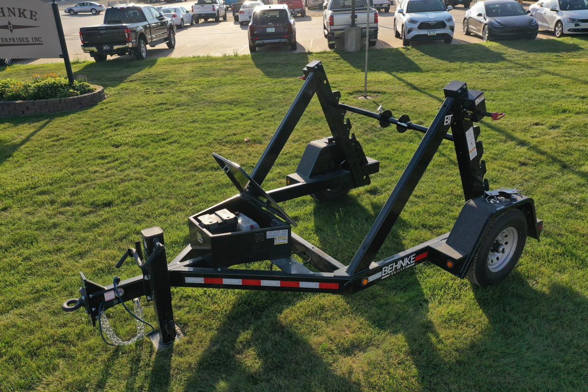Behnke Single Axle Reel Trailers