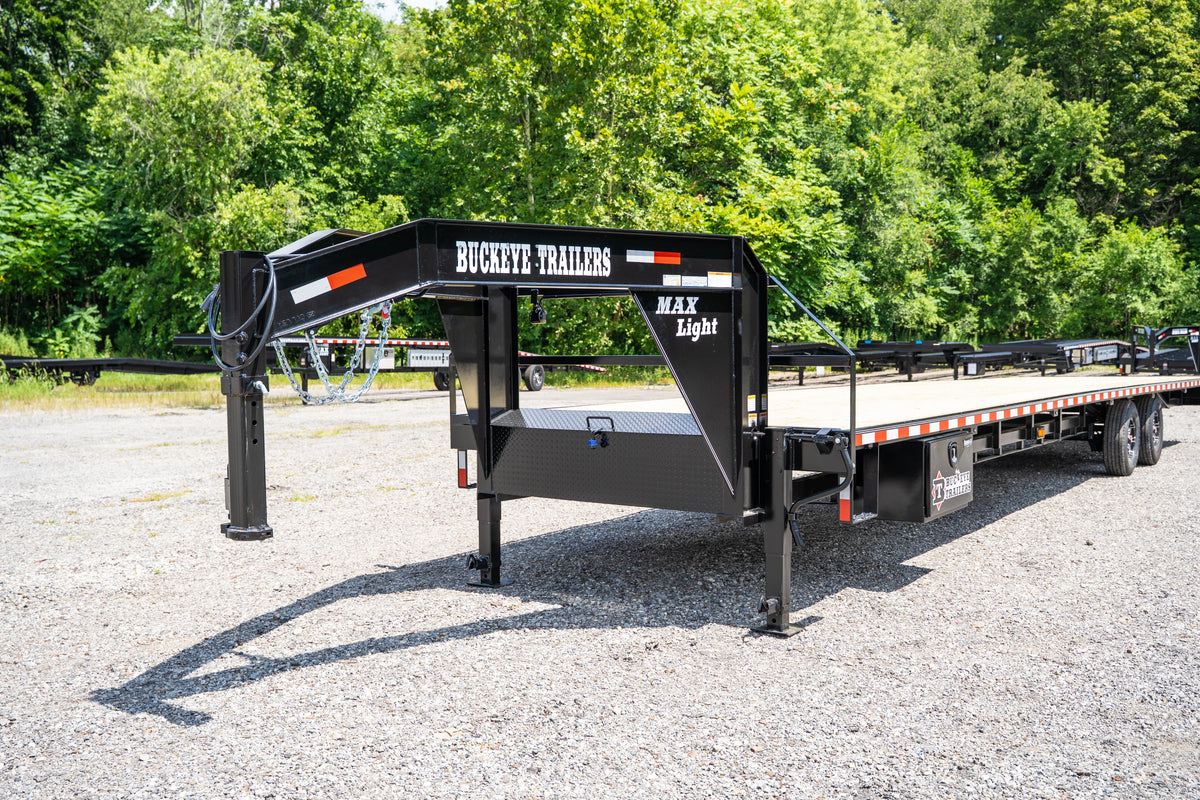 Buckeye Max Light 40' Gooseneck Flatbed Hotshot Trailer (Non-CDL)