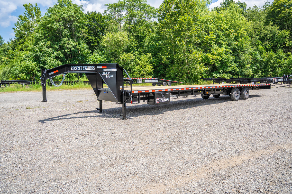 Buckeye Max Light 40' Gooseneck Flatbed Hotshot Trailer (Non-CDL)