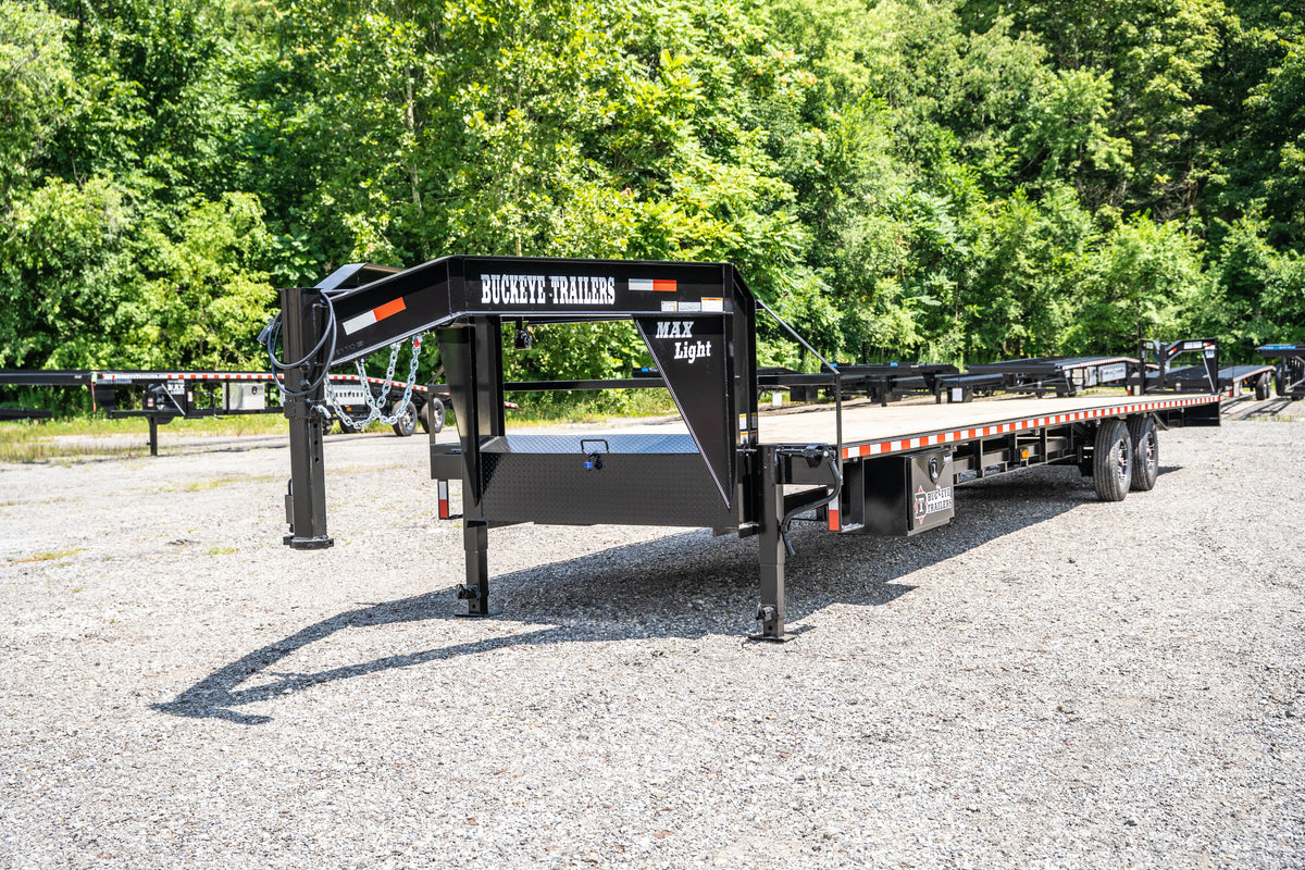 Buckeye Max Light 40' Gooseneck Flatbed Hotshot Trailer (Non-CDL)