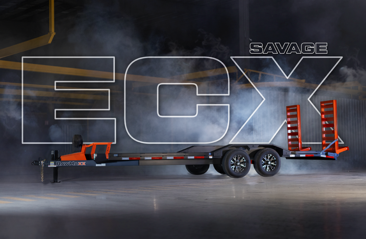 RawMaxx ECX Bumper Pull 83in Equipment Trailer