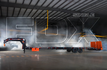 RawMaxx FDX Gooseneck Single Wheel Deckover