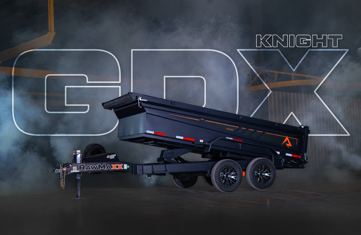 RawMaxx GDX Knight Bumper Pull 83in Economic Dump