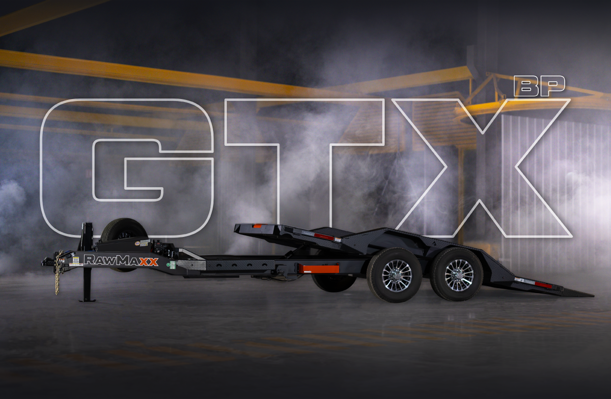 RawMaxx GTX Bumper Pull Gravity Tilt Trailer