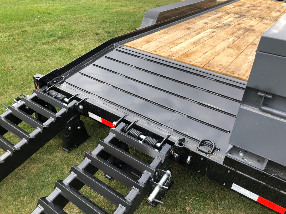 Behnke Triple Axle Directional Drill Ramp Trailer
