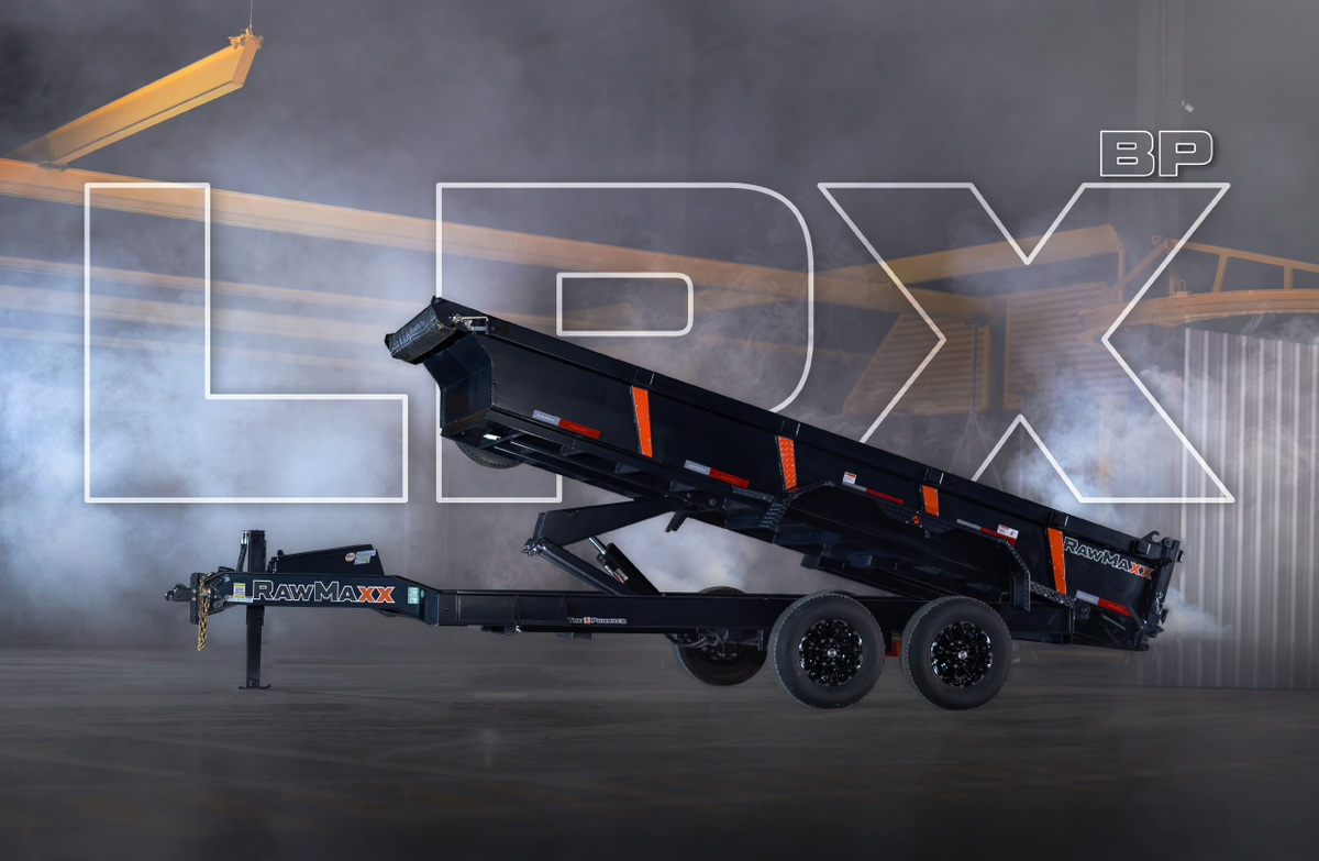 RawMaxx LPX Bumper Pull 83in Low Pro Dump