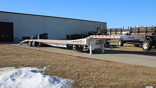 Behnke Low-Profile Over the Road Step-Deck Semi