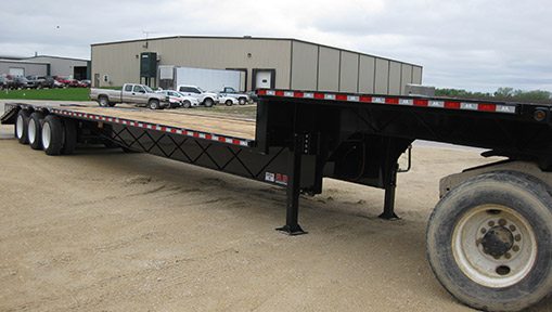 Behnke Low-Profile Over the Road Step-Deck Semi
