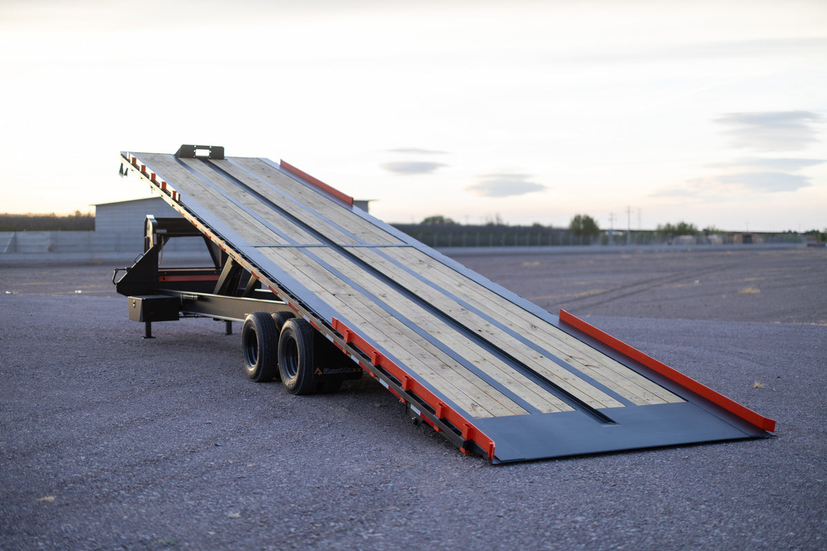 RawMaxx CNX Gooseneck Dual Container Tilt Trailer