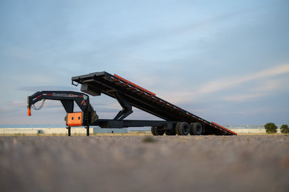 RawMaxx CNX Gooseneck Dual Container Tilt Trailer