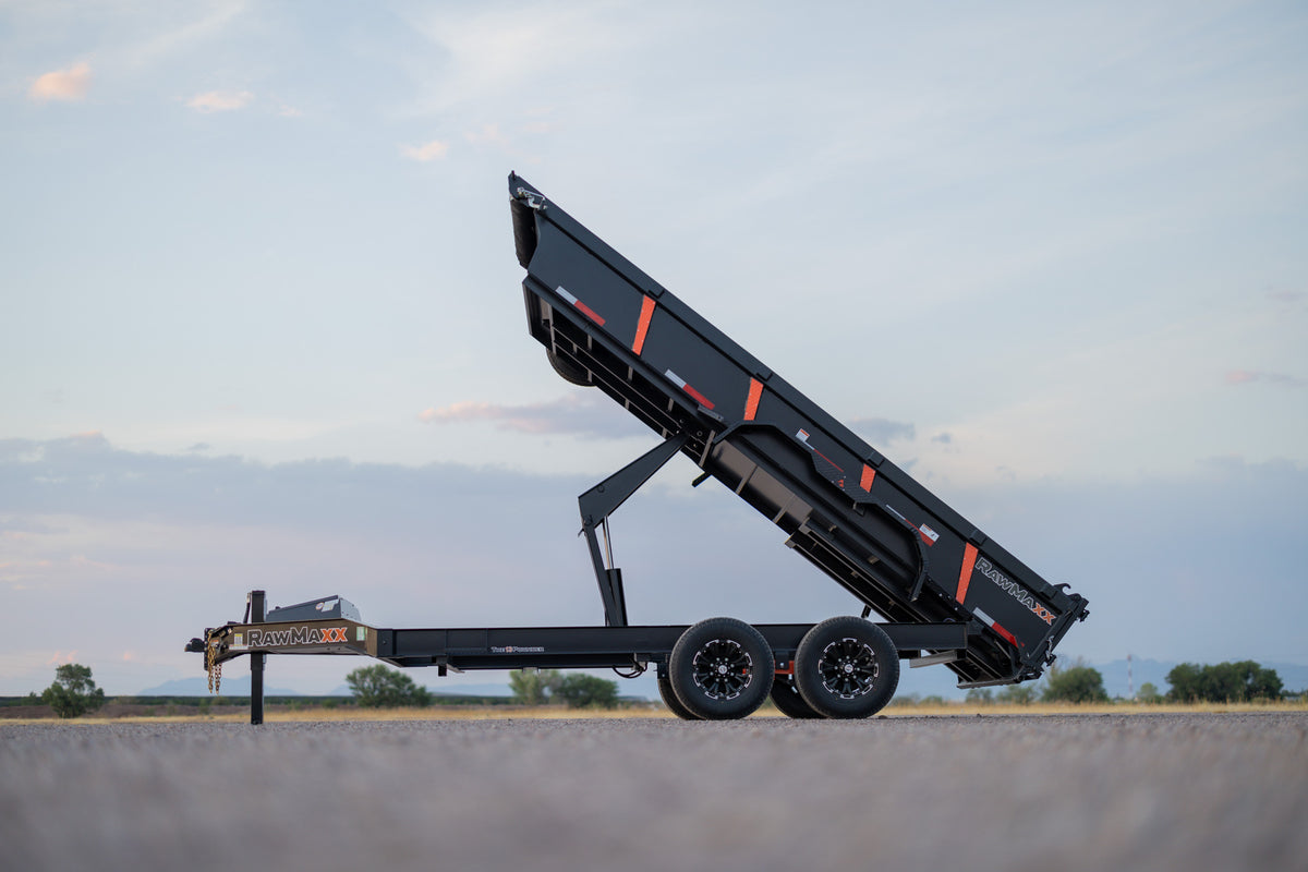 RawMaxx LPX Bumper Pull 83in Low Pro Dump