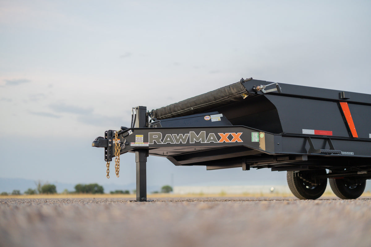 RawMaxx LPX Bumper Pull 83in Low Pro Dump