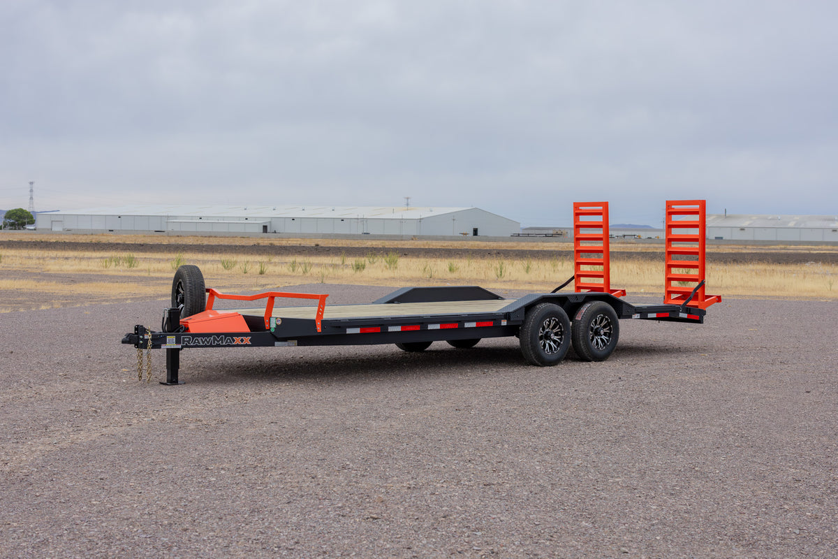 RawMaxx ECX Bumper Pull 83in Equipment Trailer