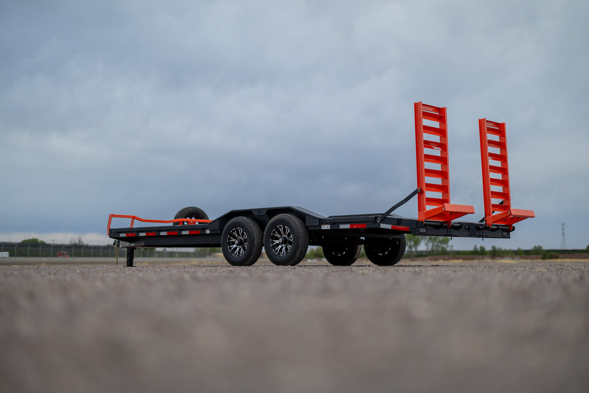 RawMaxx ECX Bumper Pull 83in Equipment Trailer