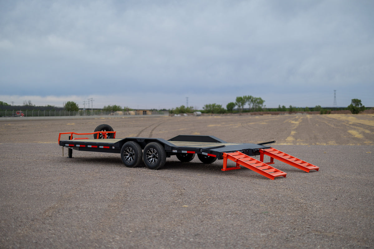 RawMaxx ECX Bumper Pull 83in Equipment Trailer