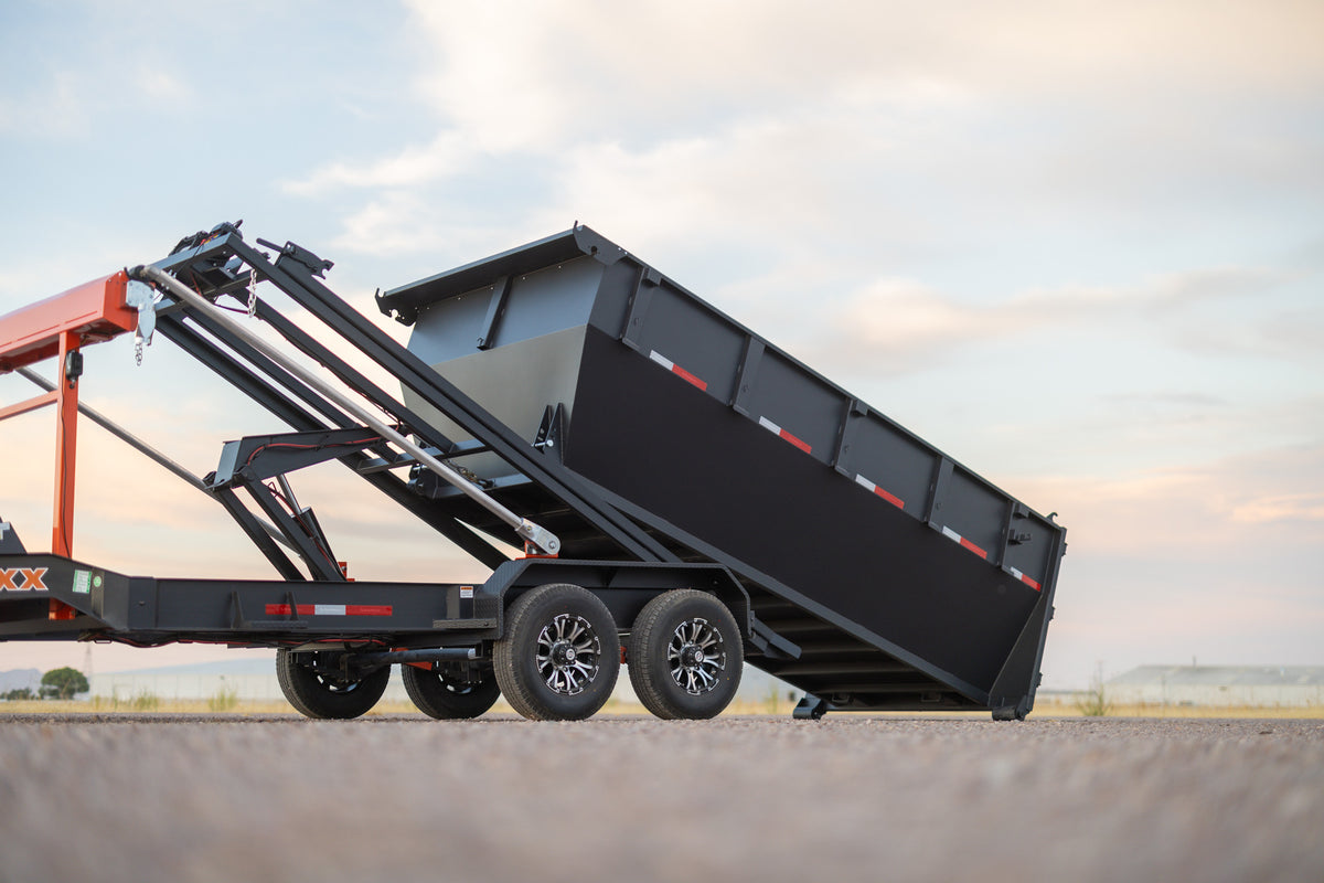 RawMaxx RDX Bumper Pull Roll Off Trailer