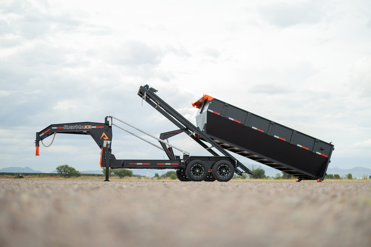 RawMaxx RDX Gooseneck Roll Off Trailer