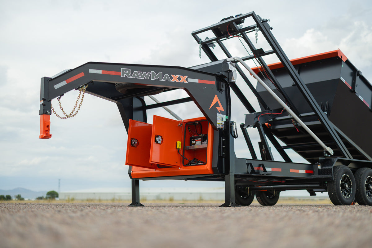RawMaxx RDX Gooseneck Roll Off Trailer