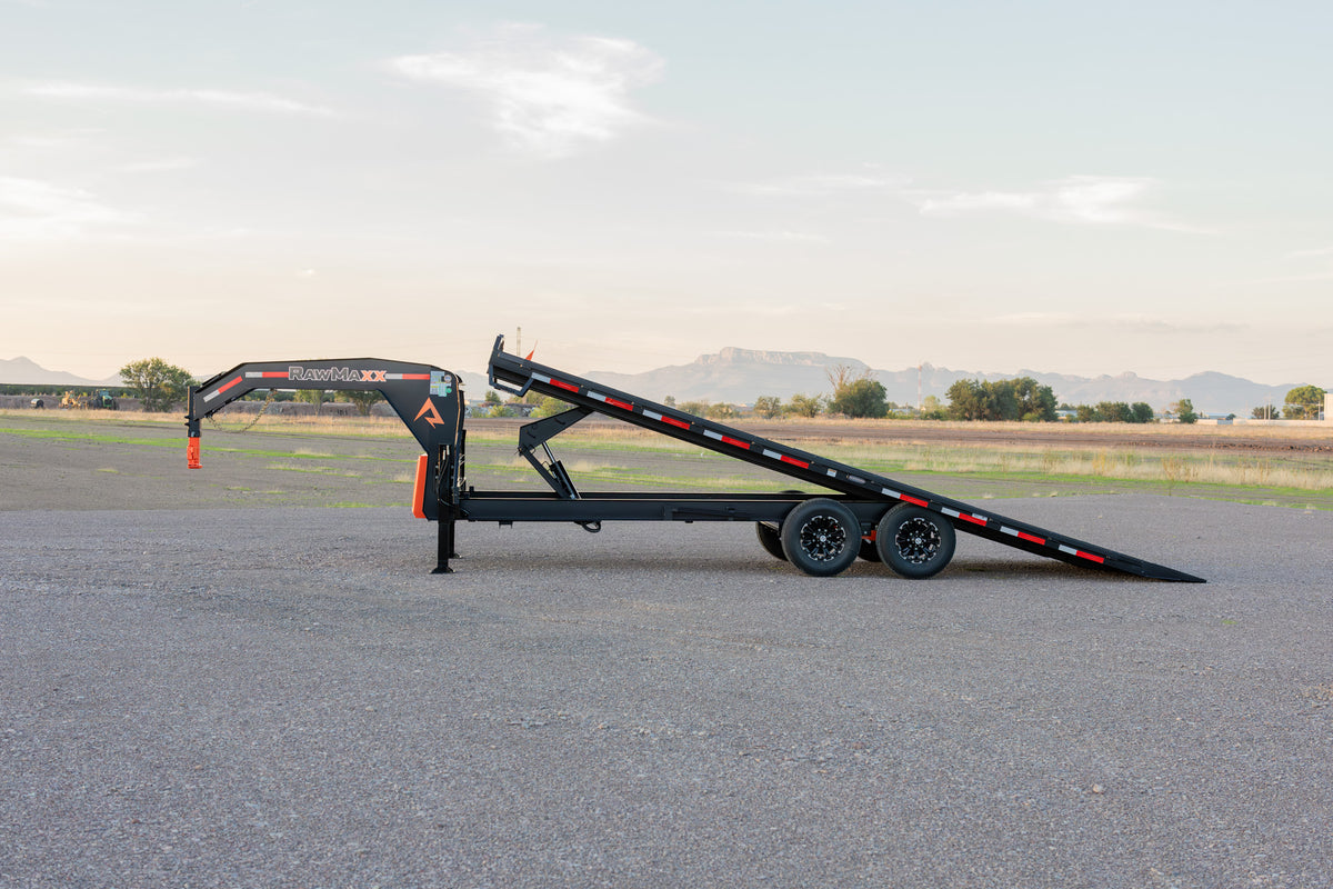 RawMaxx DTX Gooseneck Deckover Tilt Trailer