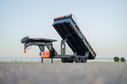 RawMaxx HDX Gooseneck Dual Deckover Dump