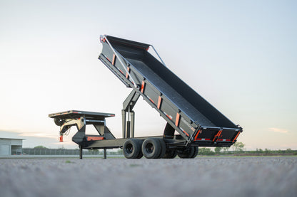 RawMaxx HDX Gooseneck Dual Deckover Dump