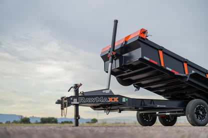 RawMaxx LPXT Bumper Pull 83in Telescopic Dump
