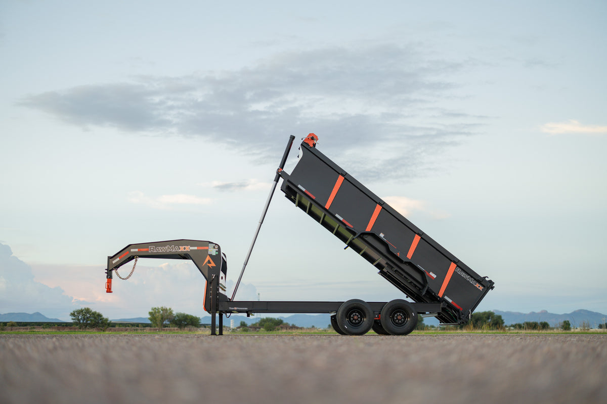RawMaxx LPXT Gooseneck 83in Telescopic Dump