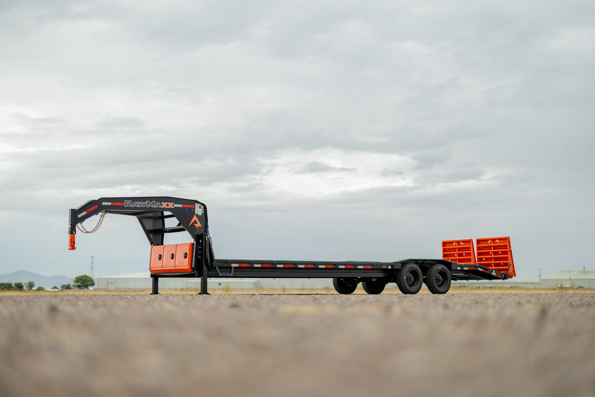 RawMaxx LDX Gooseneck Equipment Trailer
