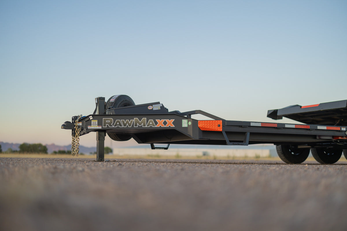 RawMaxx G3X Bumper Pull Tri-Axle Gravity Tilt Trailer