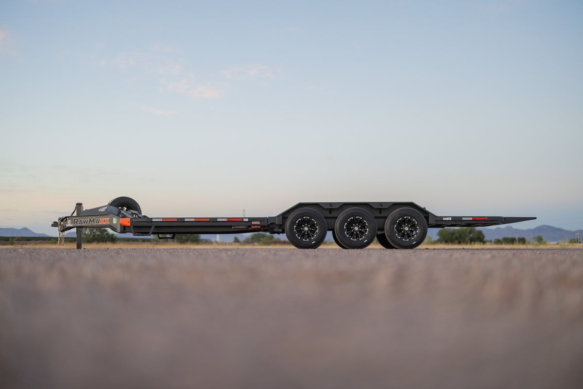 RawMaxx G3X Bumper Pull Tri-Axle Gravity Tilt Trailer