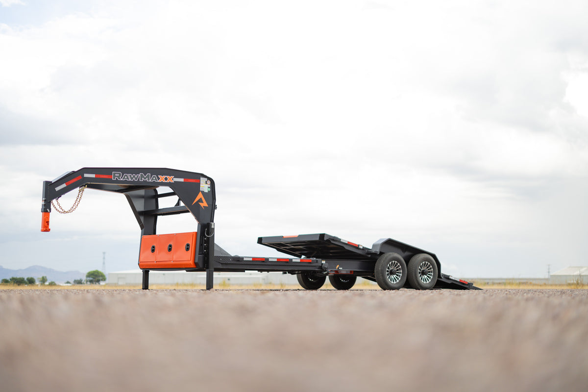 RawMaxx G7X Gooseneck 83in Gravity Tilt Trailer