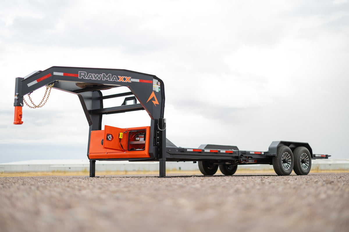 RawMaxx G7X Gooseneck 83in Gravity Tilt Trailer