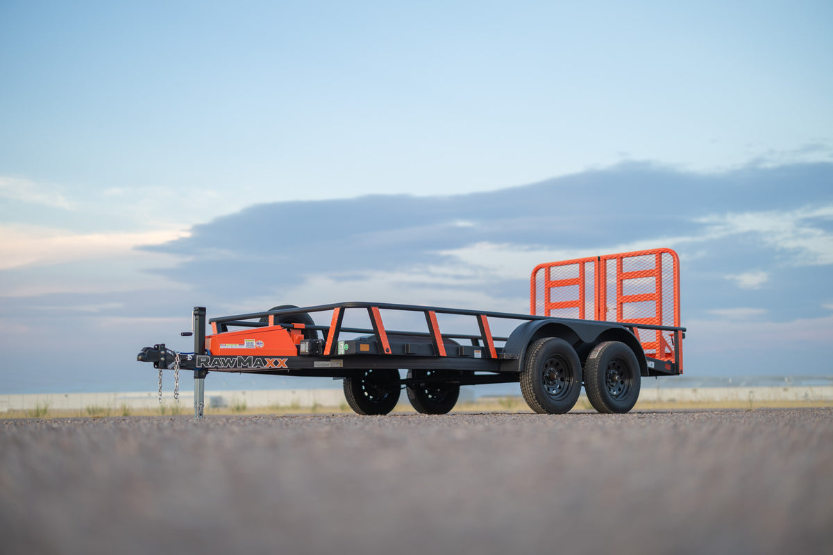 RawMaxx UTX Bumper Pull Utility Trailer