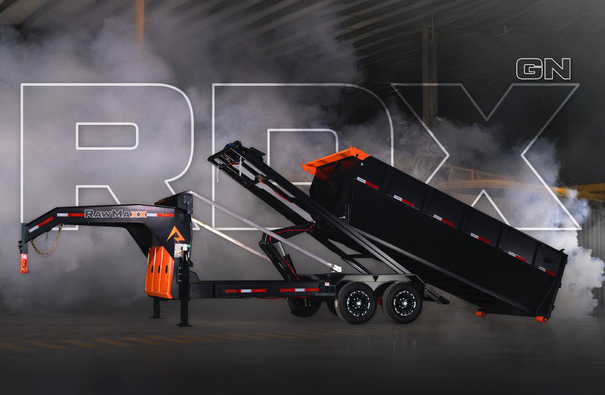 RawMaxx RDX Gooseneck Roll Off Trailer