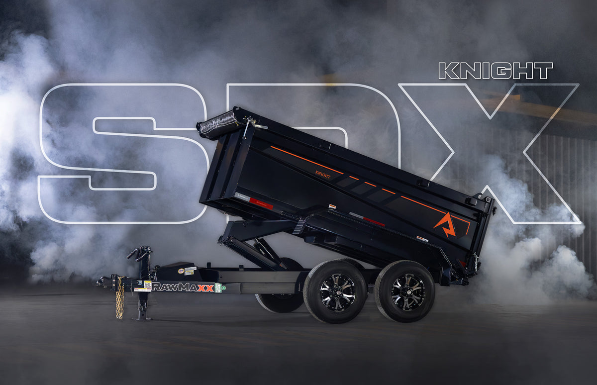 RawMaxx SDX Knight Bumper Pull 60in Small Dump